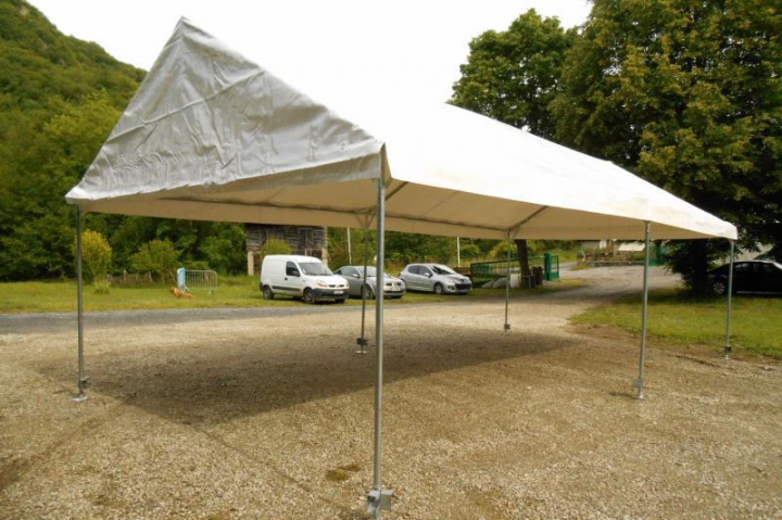 Tente de réception Bosco 4x8m (Ossature + Bâche toit)